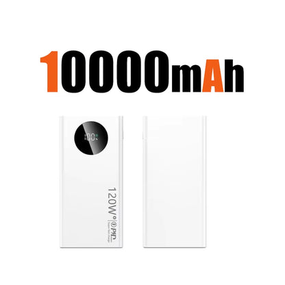 Power Bank 120W Super Fast Charge – Carga Ultra Rápida y Gran Capacidad