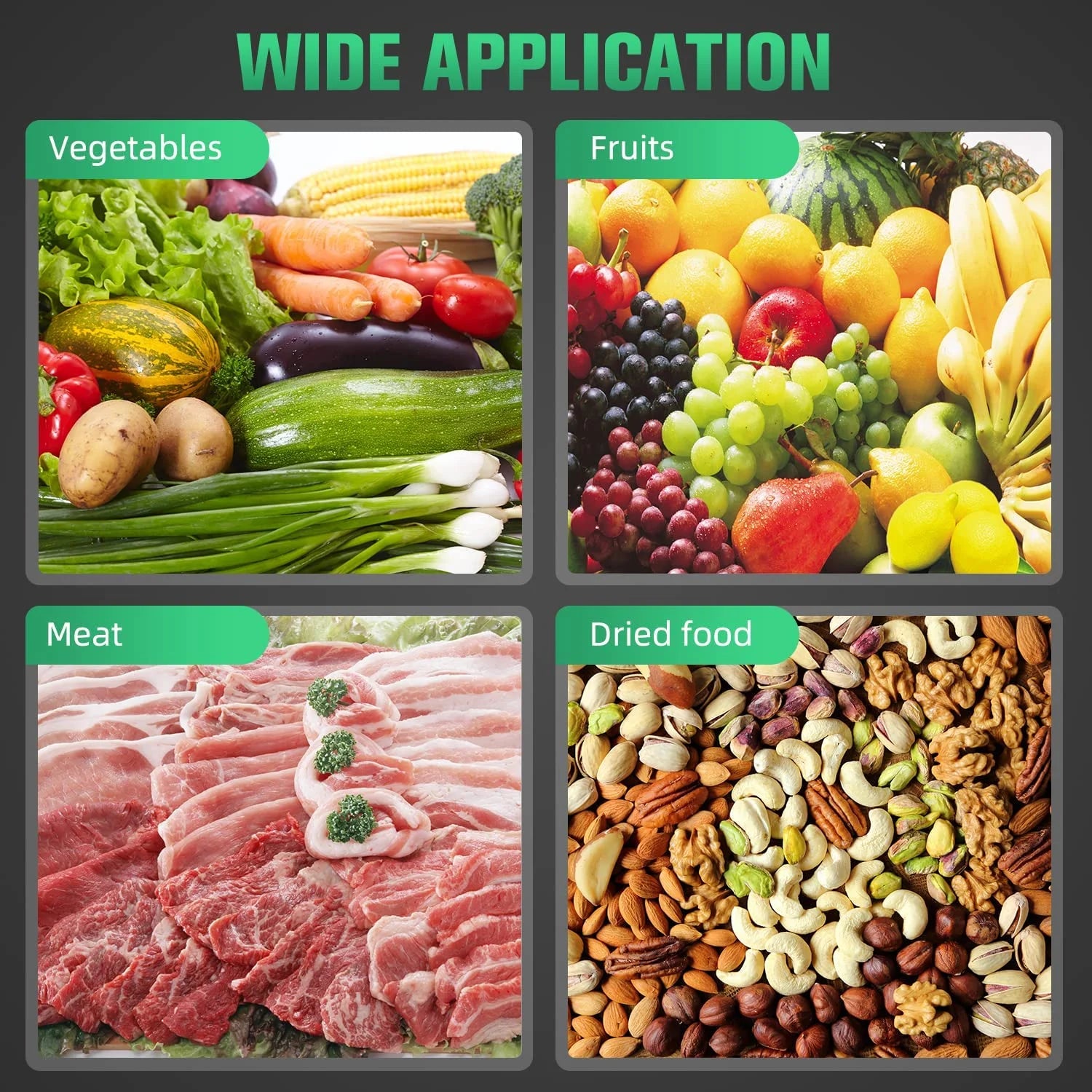 Selladora al vacío portátil – conservación de alimentos frescos y duraderos