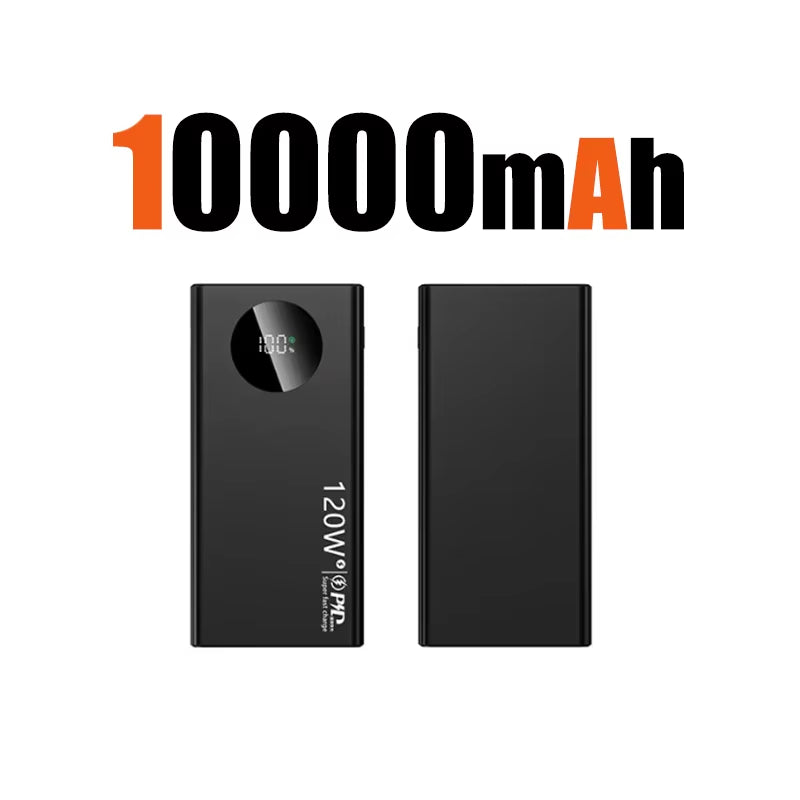 Power Bank 120W Super Fast Charge – Carga Ultra Rápida y Gran Capacidad