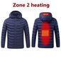 Chaqueta Térmica Inteligente 17 Zonas de Calor – Impermeable y Recargable