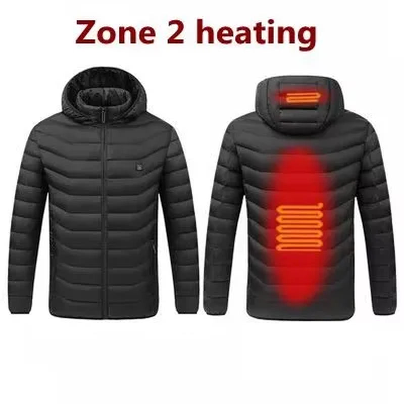 Chaqueta Térmica Inteligente 17 Zonas de Calor – Impermeable y Recargable