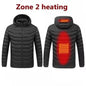 Chaqueta Térmica Inteligente 17 Zonas de Calor – Impermeable y Recargable