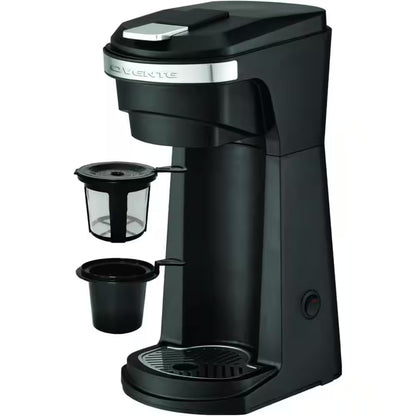 Cafetera individual Hamilton Beach – diseño compacto para café caliente o frío