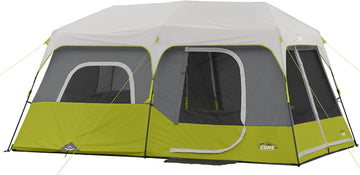 Carpa tipo cabaña instantánea para 9 personas – montaje rápido y resistente al agua