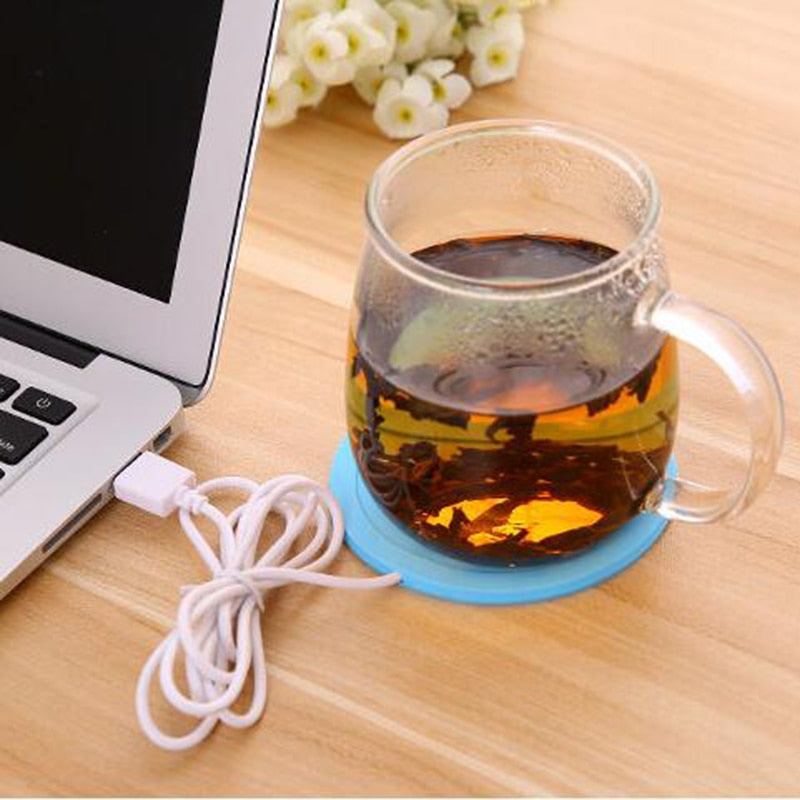 Calientatazas USB – Mantén tu café caliente mientras trabajas ☕