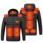 Chaqueta Térmica Inteligente 17 Zonas de Calor – Impermeable y Recargable