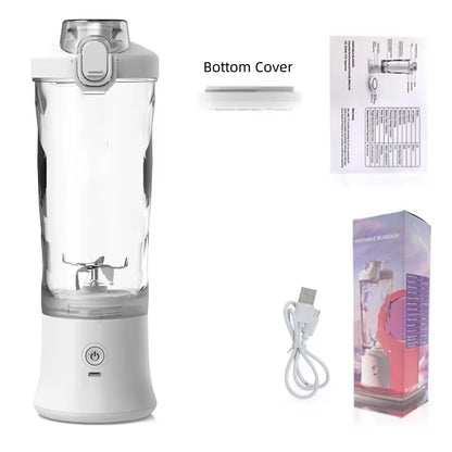 Licuadora portátil recargable – potente motor y cuchillas de acero inoxidable