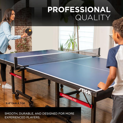 Mesa de ping pong profesional plegable con ruedas – calidad premium para entrenamiento y diversión