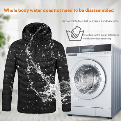 Chaqueta Térmica Inteligente 17 Zonas de Calor – Impermeable y Recargable