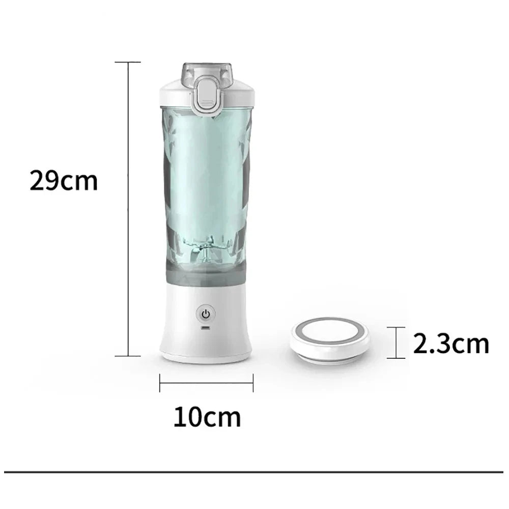 Licuadora portátil recargable – potente motor y cuchillas de acero inoxidable