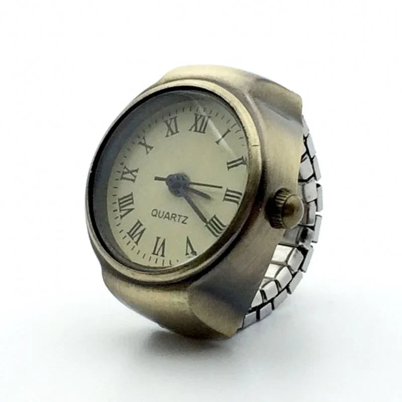 Anillos Reloj Vintage – Estilo Retro y Elegancia Urbana