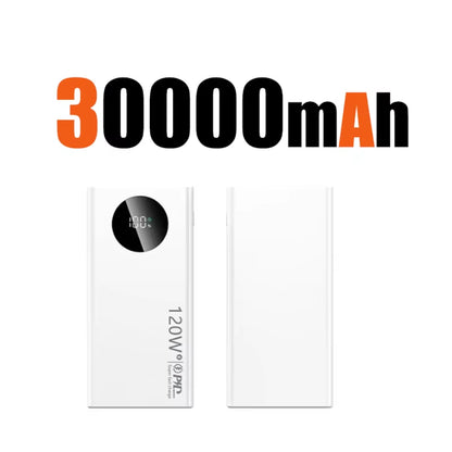 Power Bank 120W Super Fast Charge – Carga Ultra Rápida y Gran Capacidad
