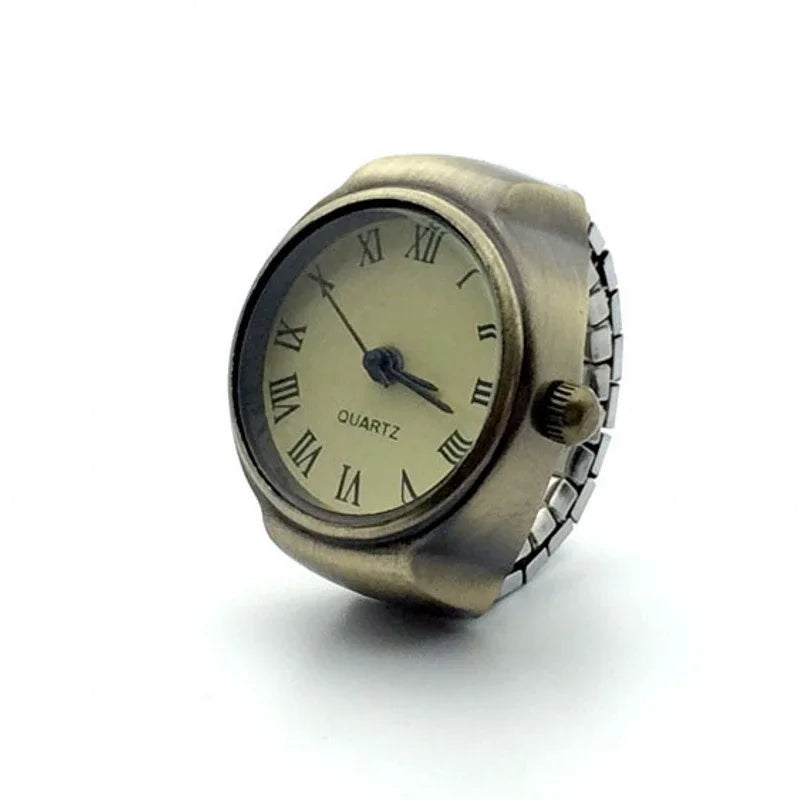 Anillos Reloj Vintage – Estilo Retro y Elegancia Urbana