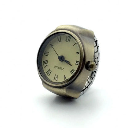 Anillos Reloj Vintage – Estilo Retro y Elegancia Urbana