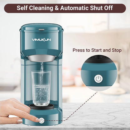 Cafetera individual portátil – diseño compacto con tecnología de preparación rápida