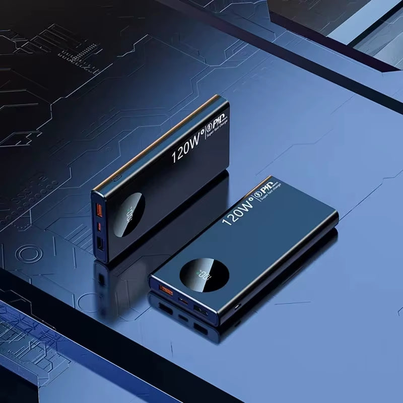Power Bank 120W Super Fast Charge – Carga Ultra Rápida y Gran Capacidad